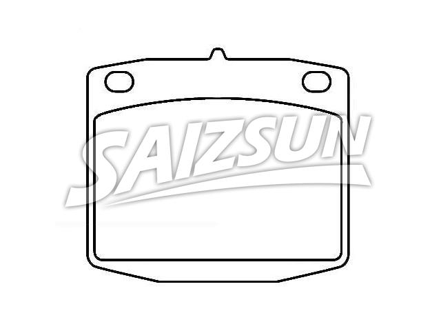 Brake Pad Set:41060-W5625