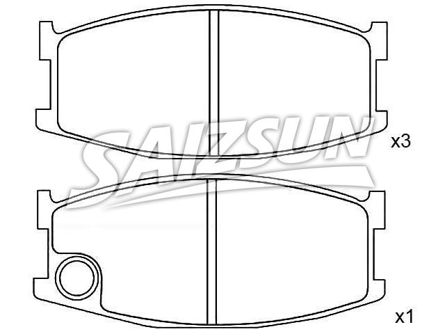 Brake Pad Set:8173-49-280