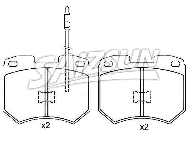 Brake Pad Set:431 698 151