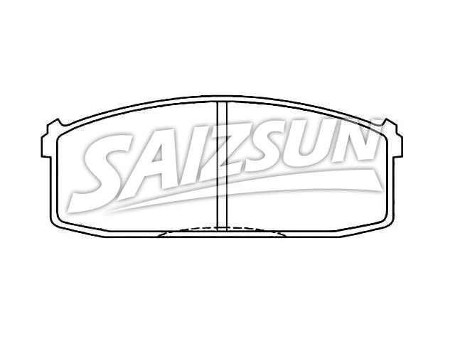 Brake Pad Set:41060-01F87