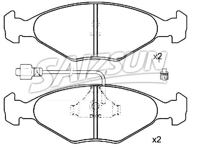 Brake Pad Set:4248.90