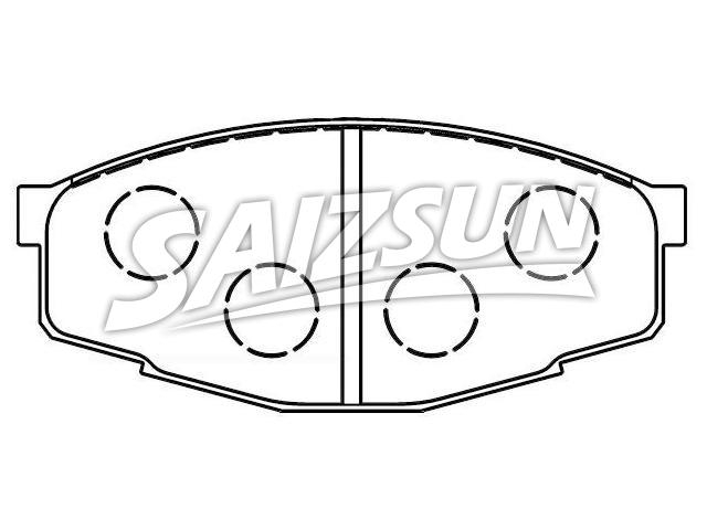 Brake Pad Set:04465-22070