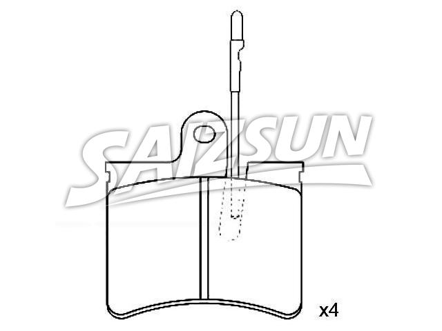 Brake Pad Set:4251.87