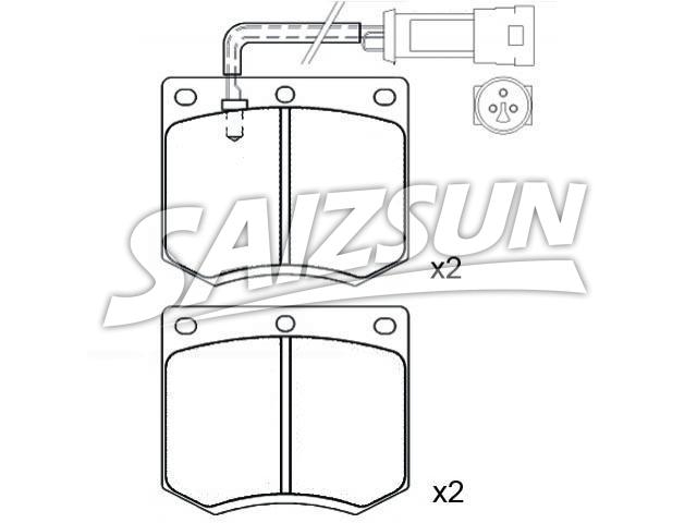 Brake Pad Set:1 565 491