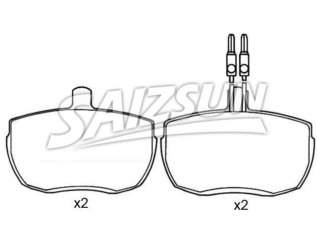 Brake Pad Set:7 663 711