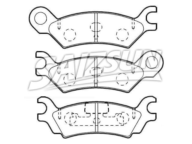 Brake Pad Set:GG16-49-280