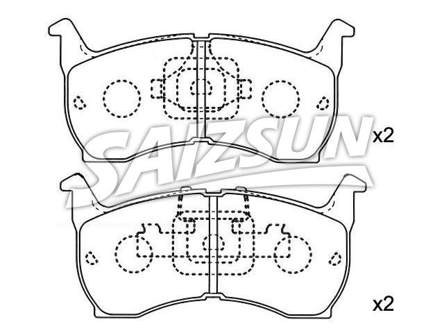 Brake Pad Set:FAY8-26-48Z