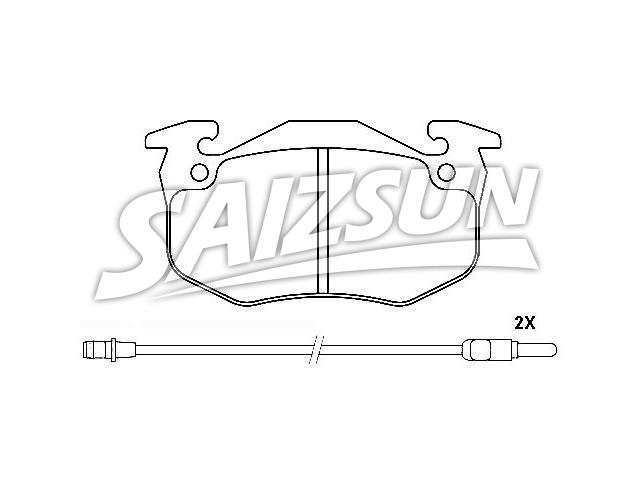 Brake Pad Set:4250.32