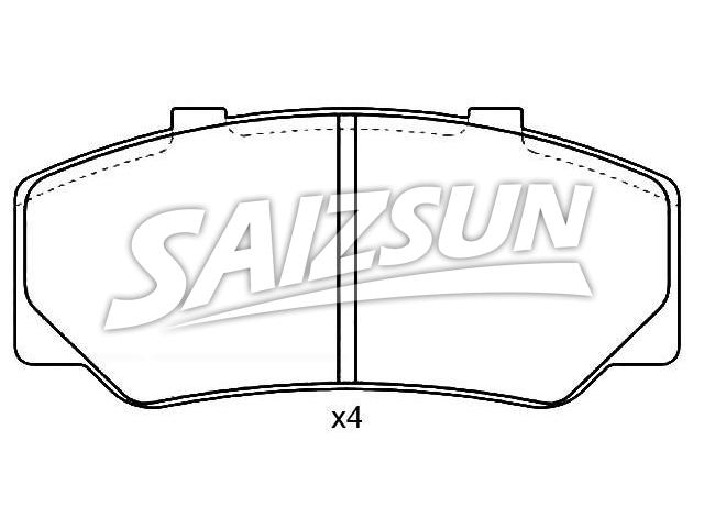 Brake Pad Set:272 827