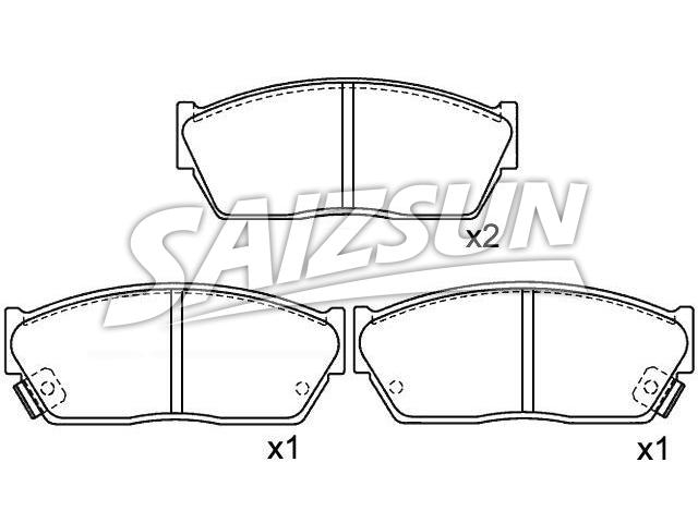 Brake Pad Set:45022-SA0-681