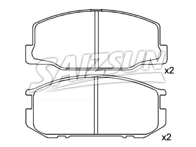 Brake Pad Set:04465-27040