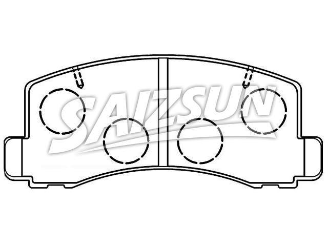 Brake Pad Set:MB 699 887