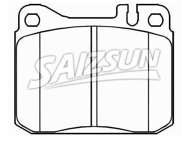Brake Pad Set:001 586 18 42