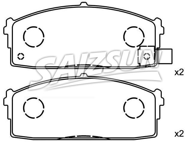Brake Pad Set:41060-04C85