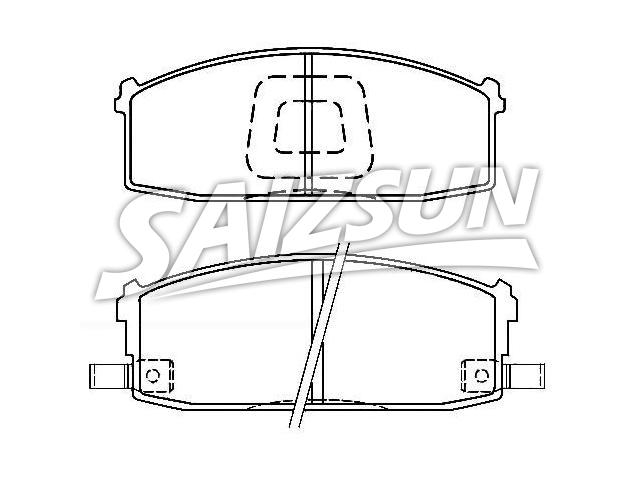 Brake Pad Set:41060-D1486