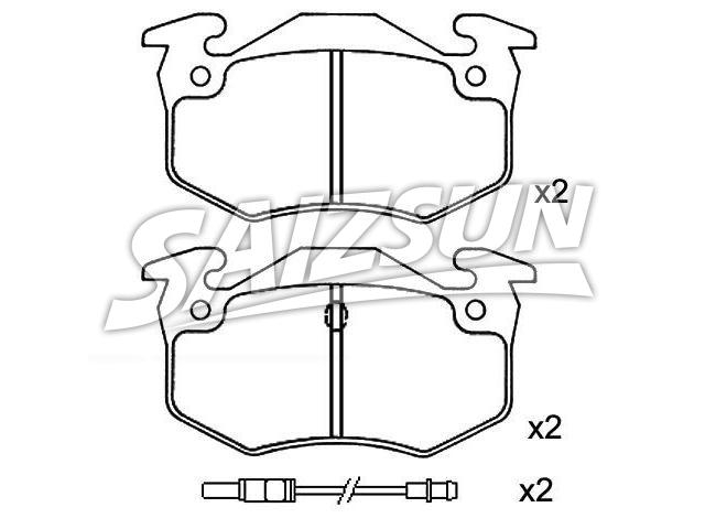 Brake Pad Set:4250.71