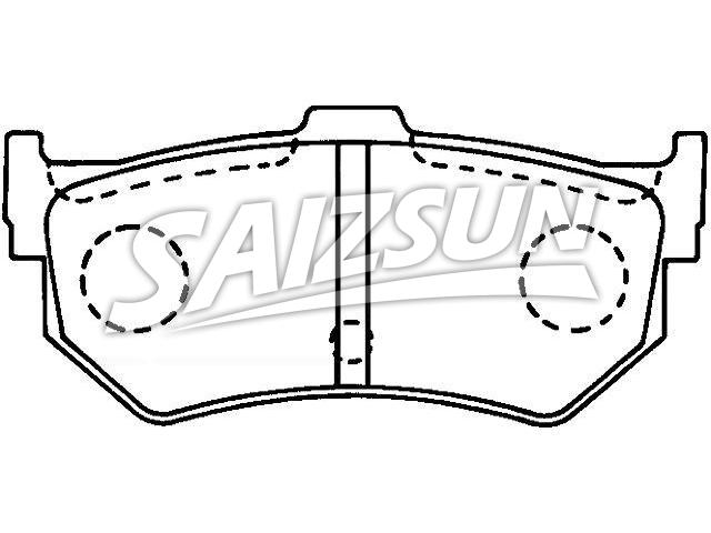 Brake Pad Set:43022-SA5-950