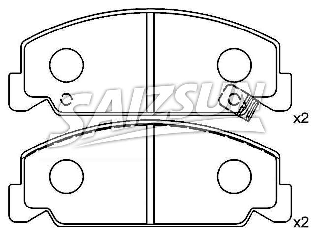 Brake Pad Set:45022-SA3-G10