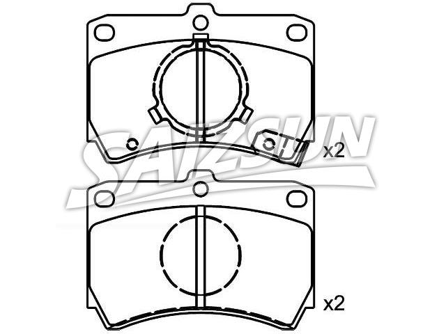 Brake Pad Set:BG35-49-28ZA