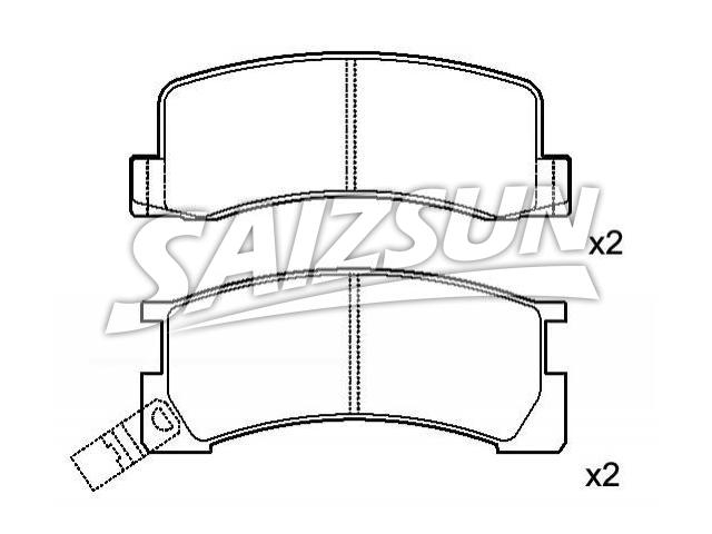 Brake Pad Set:04465-14140