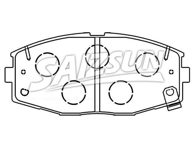 Brake Pad Set:04465-30070
