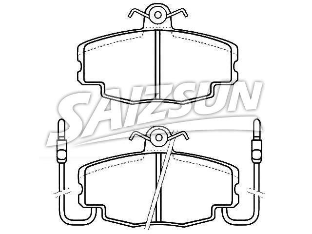 Brake Pad Set:77 01 201 775