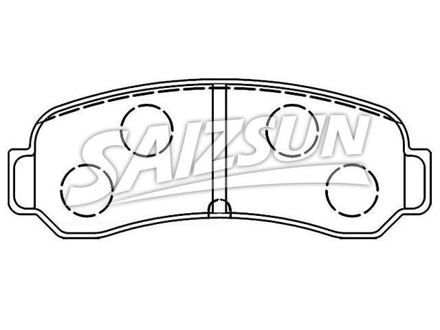 Brake Pad Set:04466-12050