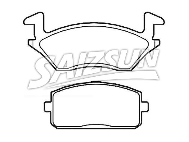 Brake Pad Set:04465-10011