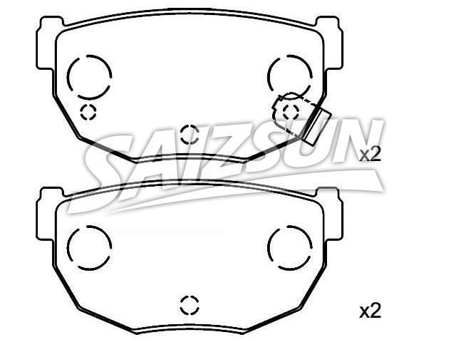 Brake Pad Set:44060-01P90