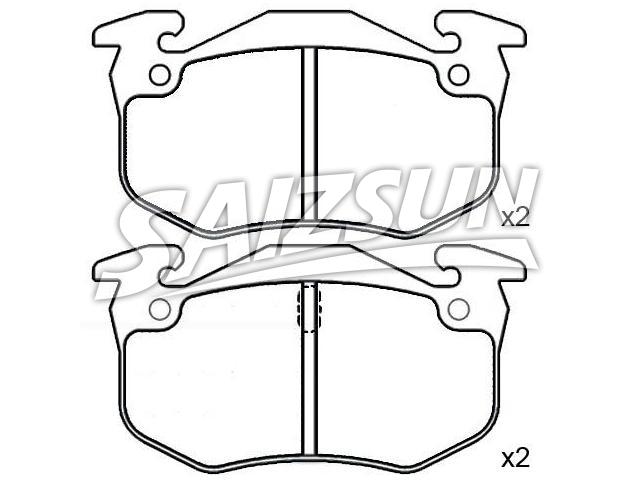 Brake Pad Set:4250.42