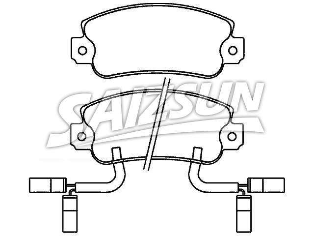 Brake Pad Set:0060 750 464