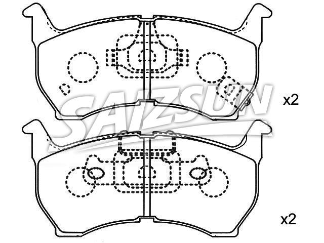 Brake Pad Set:GA97-49-280