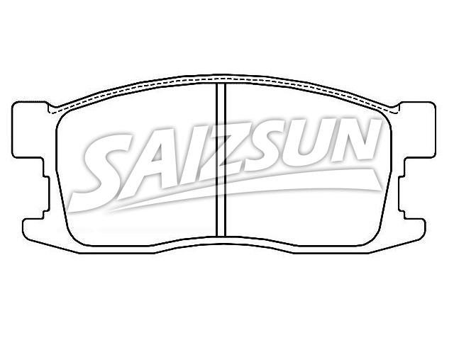 Brake Pad Set:45022-SB6-600