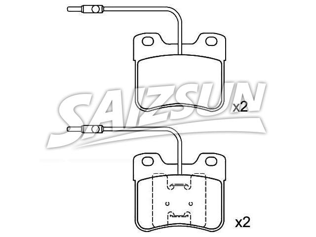 Brake Pad Set:95 569 340