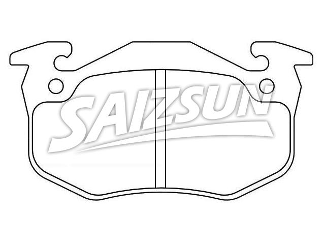 Brake Pad Set:77 01 202 227