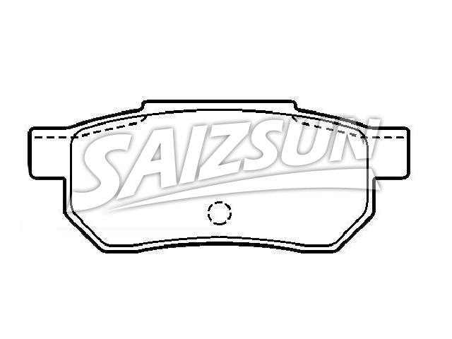 Brake Pad Set:43022-SE0-N50