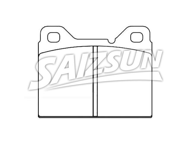 Brake Pad Set:2 701 654