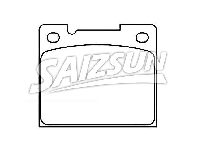 Brake Pad Set:2 701 647
