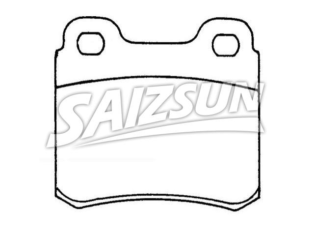 Brake Pad Set:002 420 98 20