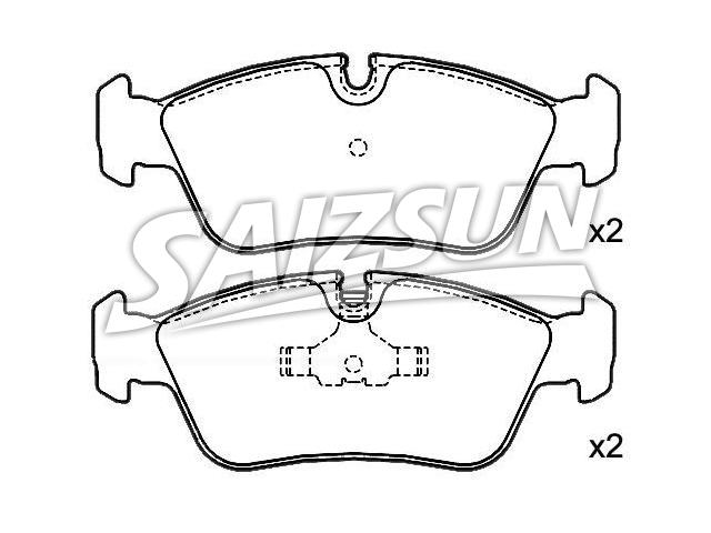 Brake Pad Set:34 11 1 160 356