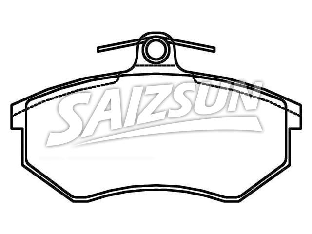 Brake Pad Set:853 698 151