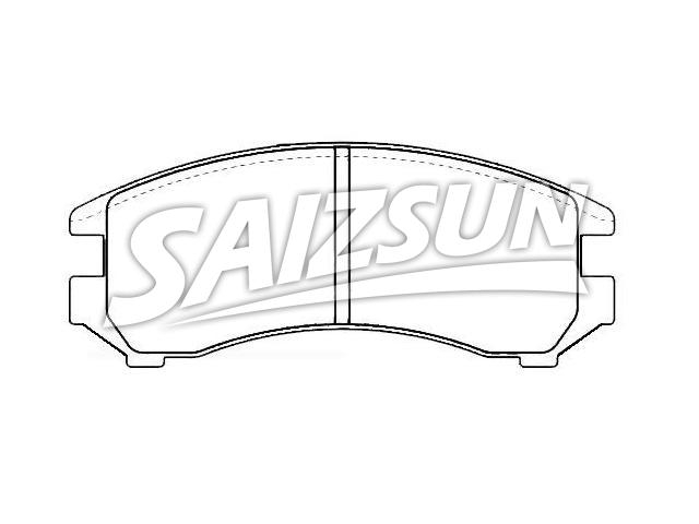 Brake Pad Set:41060-72A85
