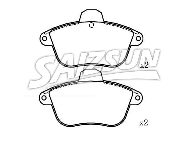 Brake Pad Set:60 00 009 363