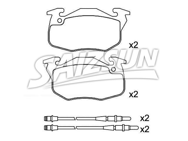 Brake Pad Set:4250.91