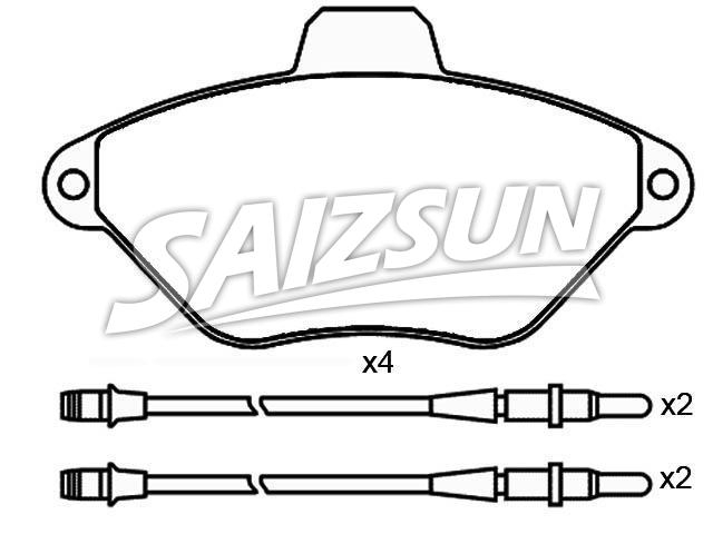 Brake Pad Set:4251.13