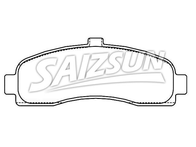 Brake Pad Set:41060-6F625