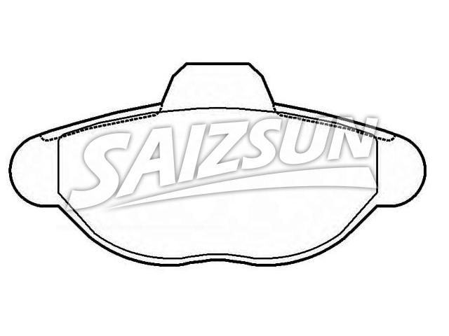 Brake Pad Set:4 656 573-3