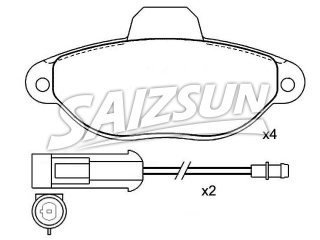 Brake Pad Set:5 897 360