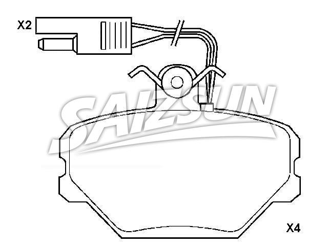 Brake Pad Set:4 660 261 7