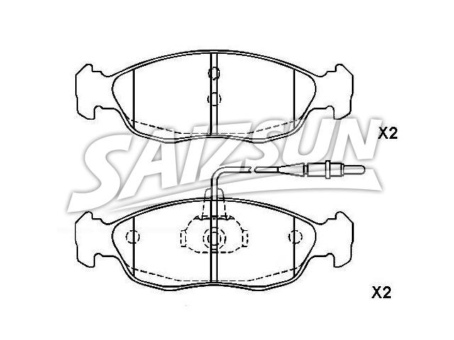 Brake Pad Set:4251.03